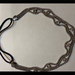 Silver Jeweled Headband Prefect Condition!